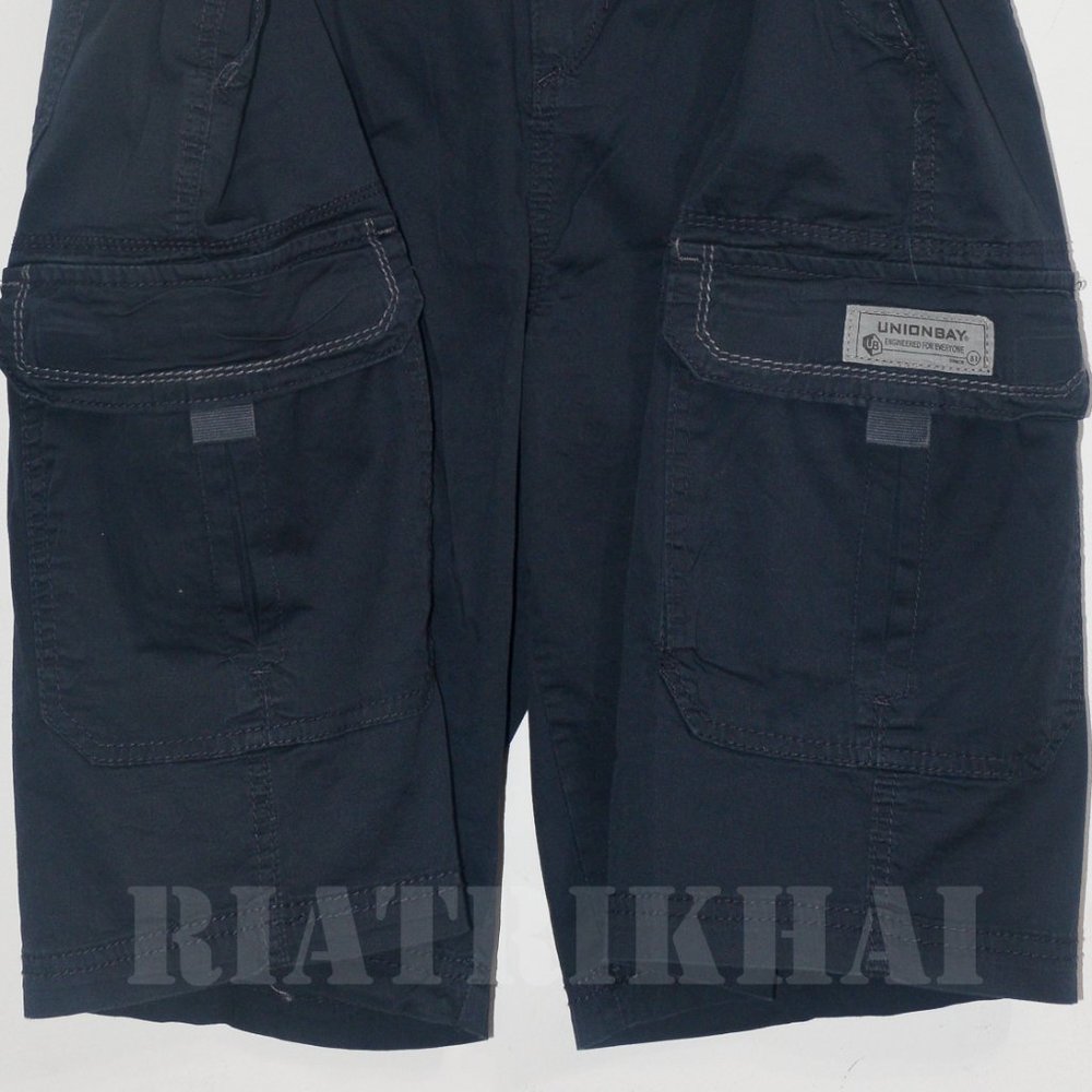 Men cargo short Unionbay in blue - Picture 3 of 8